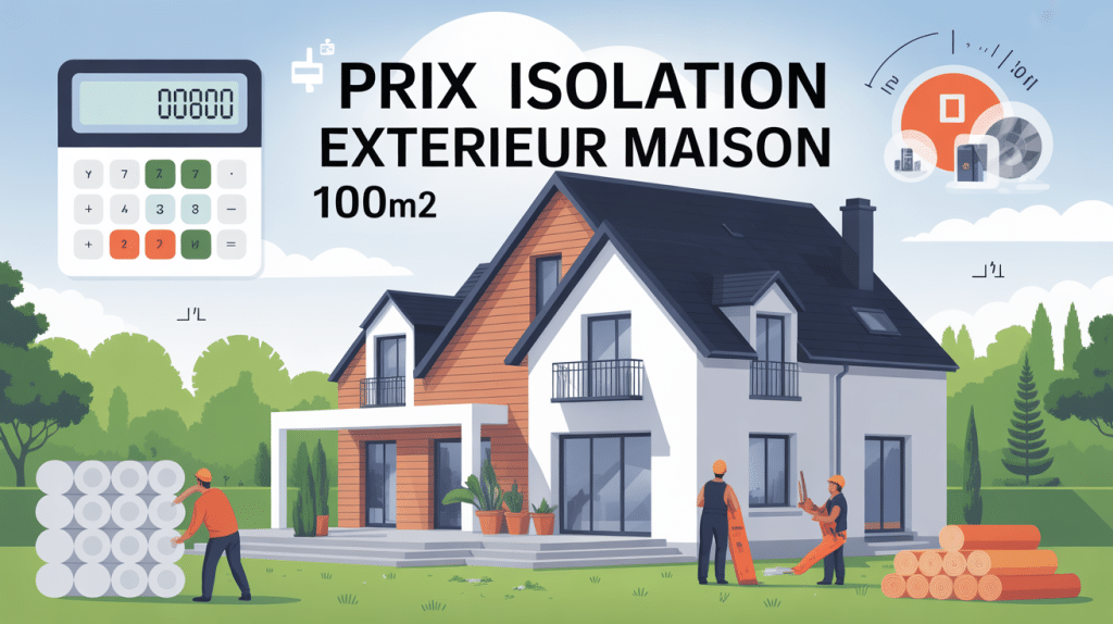 Maison avec isolation exterieur maison 100m2 et outils de calcul