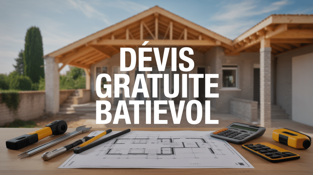 Scene de renovation avec titre Devis Gratuits Batievol