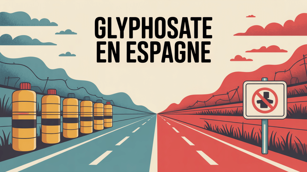 Illustration glyphosate Espagne frontière bidons interdiction