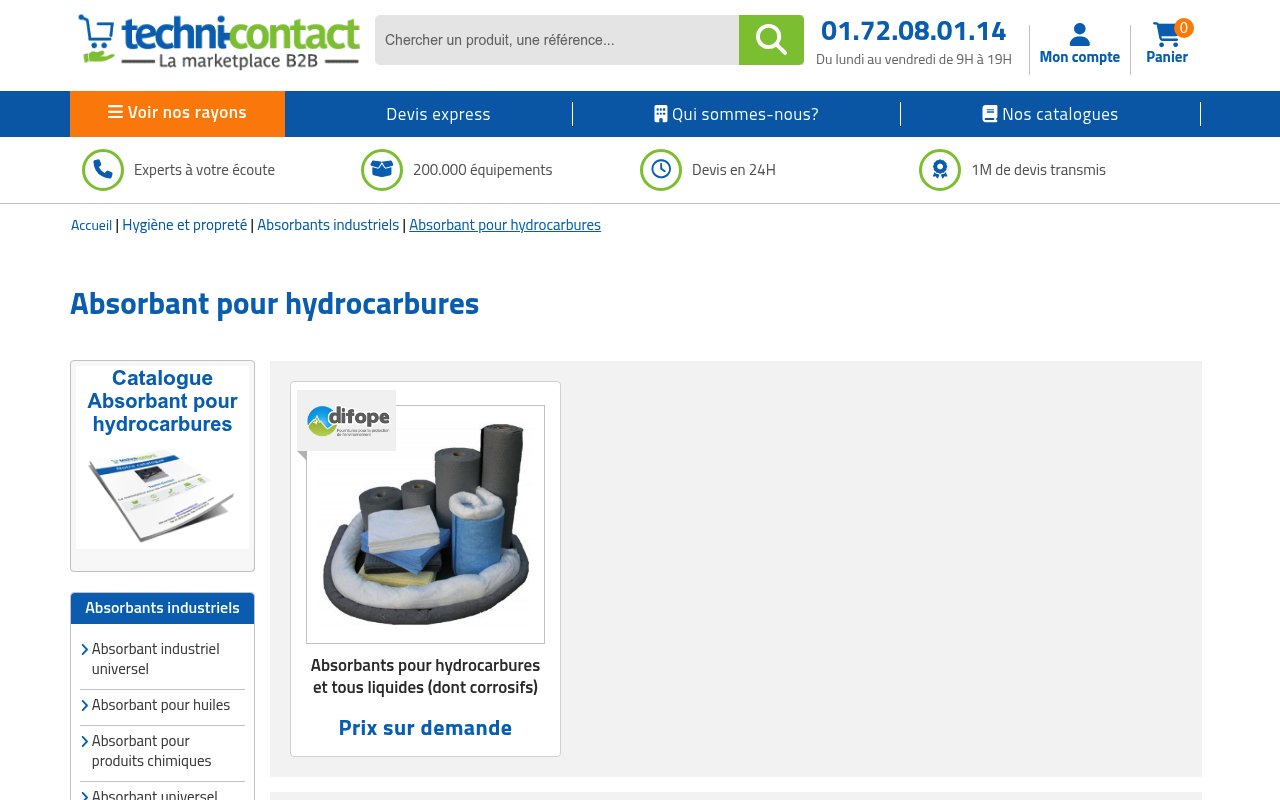 Apercu du site Techni-Contact