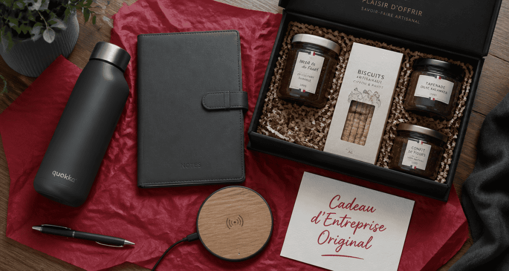 cadeau entreprise original objets sur bureau contemporain