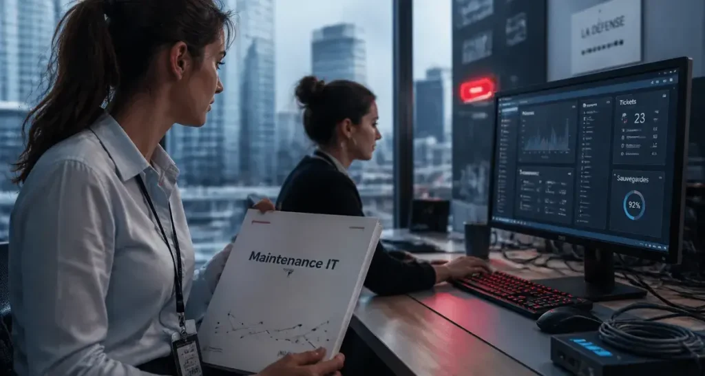 30 minutes sur site ou H+4 ? Réactivité, cybersécurité, certifications : comment choisir une entreprise informatique à La Défense